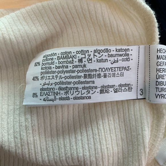 Zara Cream Sleeveless Cutout Top Size Medium - Picture 7 of 9